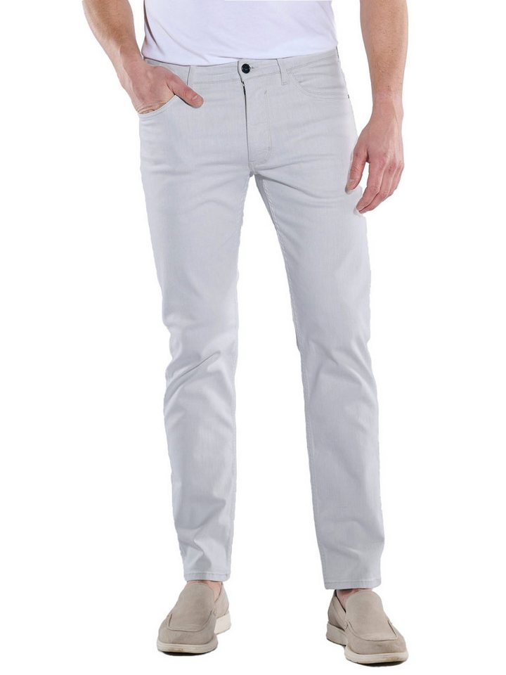 ENGBERS GERMANY Stretch-Jeans ENGBERS GERMANY Herren Super-Stretch-Jeans mit Tencelanteil, Hellgrau von ENGBERS GERMANY