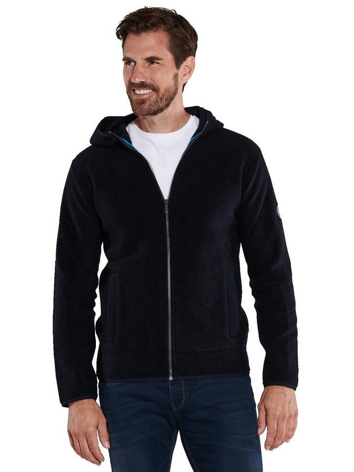 ENGBERS GERMANY Sweatjacke Sweatjacke mit Kapuze und besonderem Farbeffekt von ENGBERS GERMANY