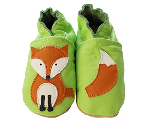 ENGEL + PIRATEN Krabbelschuhe Baby Leder Mädchen Jungen Babyschuhe Hausschuhe Kleinkind Weiche Lederschuhe Babyhausschuhe Lauflernschuhe Lederpuschen 18 19 20 21 22 23 24 25 26 EU von ENGEL + PIRATEN