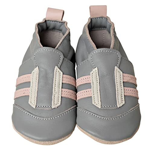 ENGEL + PIRATEN Lauflernschuhe Krabbelschuhe Baby weiche Babyschuhe Leder Babyhausschuhe Lederpuschen Hausschuhe Baby Mokassins von ENGEL + PIRATEN