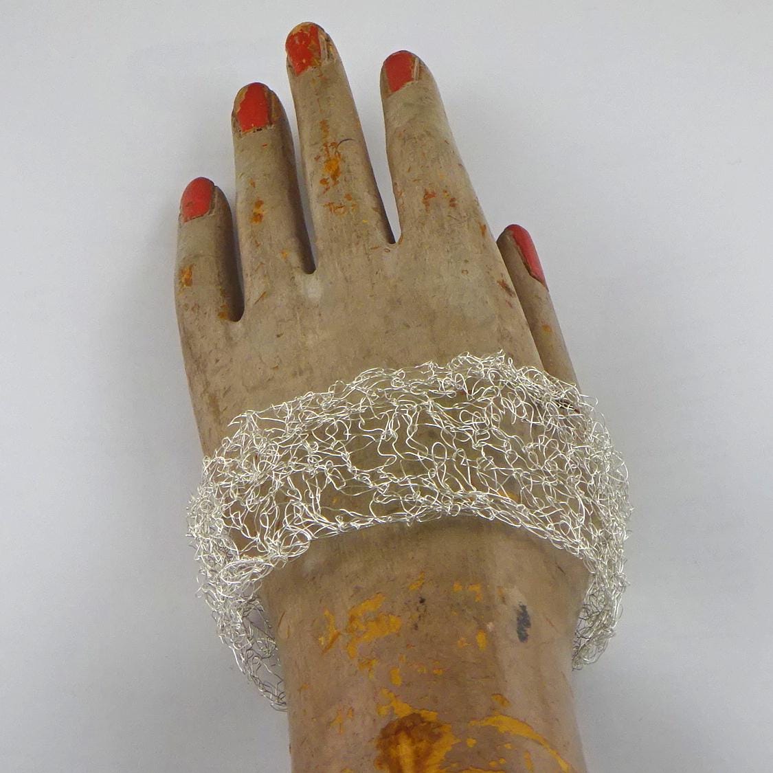 Armband, Handgestricktes Armband, Messingdraht, Ohne Verschluss von ENGELHARDTSCHMUCK