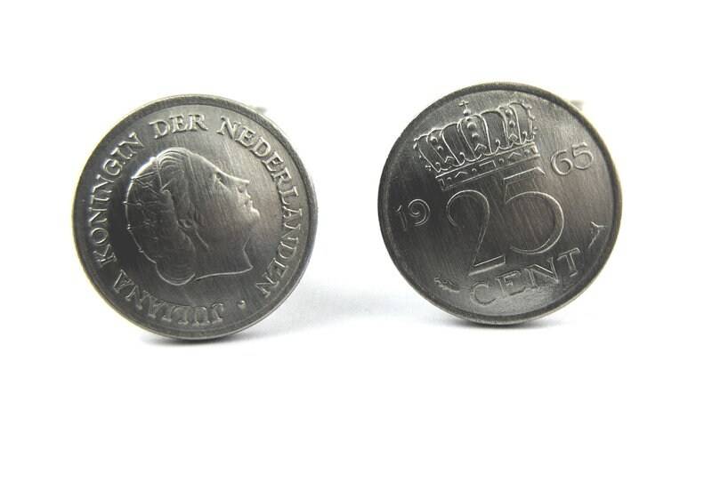 Manschettenknöpfe Aus 25 Cent Nederlande von ENGELHARDTSCHMUCK