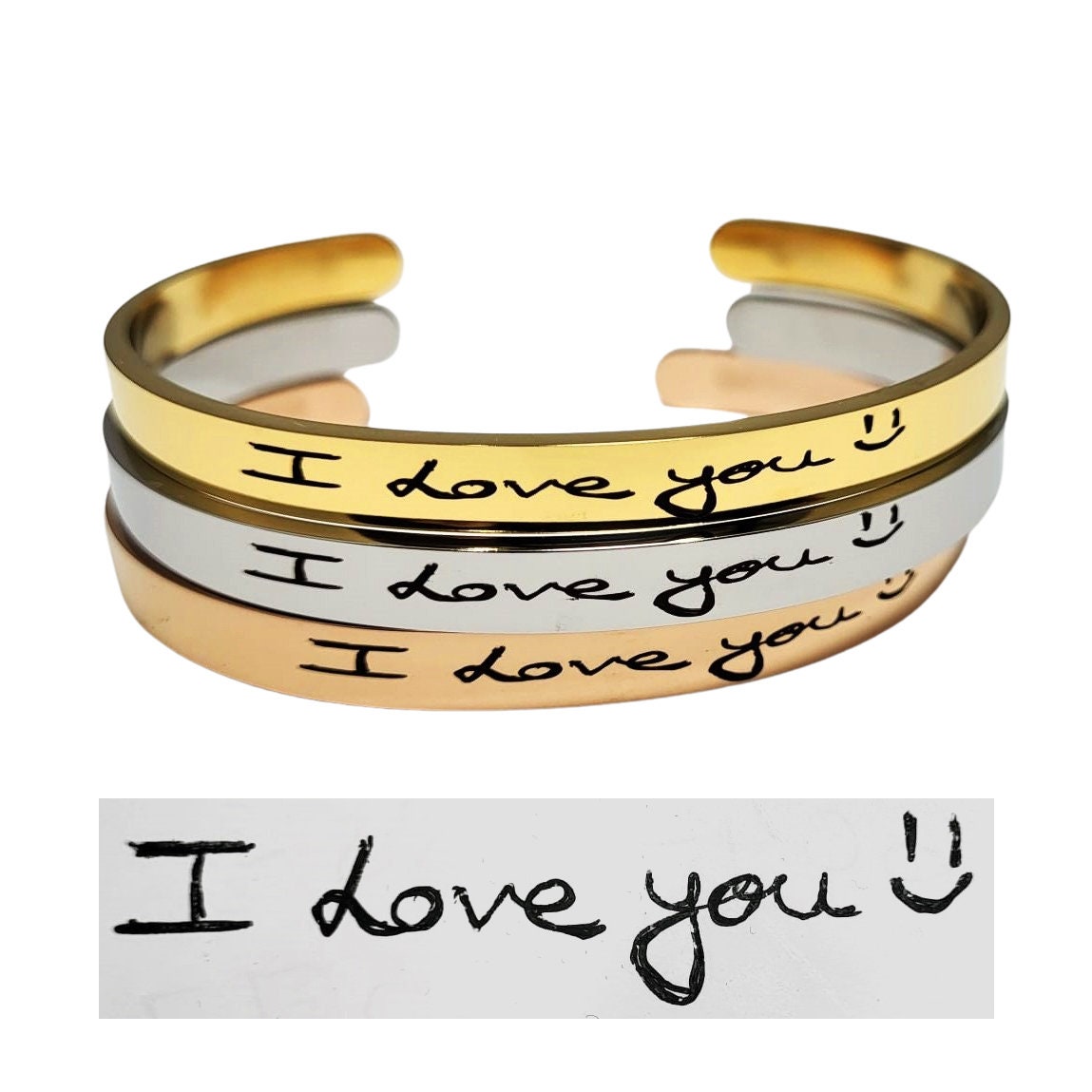 Echte Handschrift Armband, Handschriftlich Schmuck, Geschenk Für Frauen Männer, Manschetten, Armband Echte Handschrift Armband, Handschriftlich Schmuck, Geschenk Für Frauen Männer, Manschetten, Armband von ENGRAVED4EVER