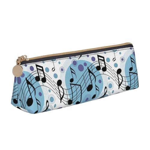 ENGhjes Federmäppchen aus Leder mit Punktemuster, niedliches Federmäppchen mit Reißverschluss, für Jungen und Mädchen, Geschenk zum Schulanfang, weiß, Einheitsgröße, Kosmetiktasche von ENGhjes