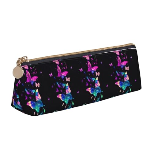 ENGhjes Federmäppchen aus Leder mit Schmetterlingsdruck, niedliches Federmäppchen mit Reißverschluss, Schreibwaren-Tasche für Jungen und Mädchen, Geschenk zum Schulanfang, weiß, Einheitsgröße ENGhjes Federmäppchen aus Leder mit Schmetterlingsdruck, niedliches Federmäppchen mit Reißverschluss, Schreibwaren-Tasche für Jungen und Mädchen, Geschenk zum Schulanfang, weiß, Einheitsgröße von ENGhjes