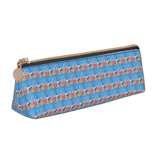 ENGhjes Federmäppchen aus Leder mit Sommerferien, niedliches Federmäppchen mit Reißverschluss, Schreibwaren-Tasche für Jungen und Mädchen, Geschenk zum Schulanfang, weiß, Einheitsgröße, Kosmetiktasche ENGhjes Federmäppchen aus Leder mit Sommerferien, niedliches Federmäppchen mit Reißverschluss, Schreibwaren-Tasche für Jungen und Mädchen, Geschenk zum Schulanfang, weiß, Einheitsgröße, Kosmetiktasche von ENGhjes