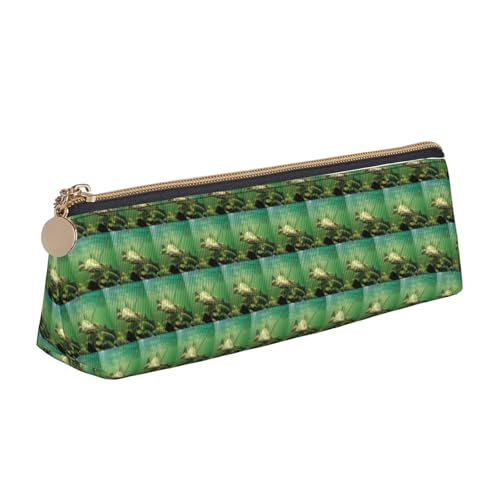 ENGhjes Federmäppchen aus Leder mit Wels-Aufdruck, niedliches Federmäppchen mit Reißverschluss, Schreibwaren-Tasche für Jungen und Mädchen, Geschenk zum Schulanfang, weiß, Einheitsgröße ENGhjes Federmäppchen aus Leder mit Wels-Aufdruck, niedliches Federmäppchen mit Reißverschluss, Schreibwaren-Tasche für Jungen und Mädchen, Geschenk zum Schulanfang, weiß, Einheitsgröße von ENGhjes