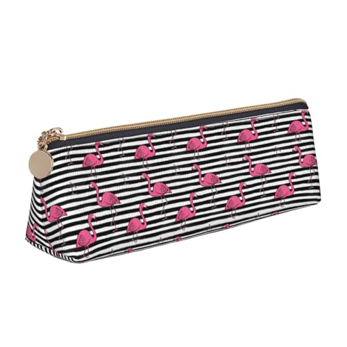 ENGhjes Federmäppchen aus Leder mit pinkem Flamingo-Druck, niedliches Reißverschluss-Federmäppchen, Schreibwaren-Tasche für Jungen und Mädchen, Geschenk zum Schulanfang, weiß, Einheitsgröße ENGhjes Federmäppchen aus Leder mit pinkem Flamingo-Druck, niedliches Reißverschluss-Federmäppchen, Schreibwaren-Tasche für Jungen und Mädchen, Geschenk zum Schulanfang, weiß, Einheitsgröße von ENGhjes