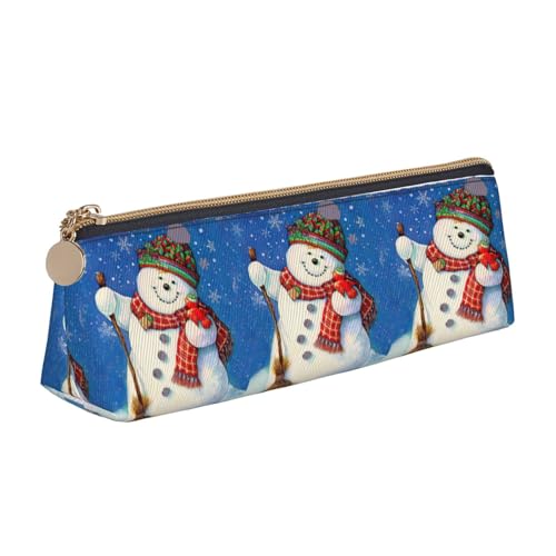 ENGhjes Federmäppchen mit Schneemann-Motiv, niedliches Reißverschluss-Federmäppchen, Schreibwaren-Tasche für Jungen und Mädchen, Geschenk zum Schulanfang, weiß, Einheitsgröße, Kosmetiktasche ENGhjes Federmäppchen mit Schneemann-Motiv, niedliches Reißverschluss-Federmäppchen, Schreibwaren-Tasche für Jungen und Mädchen, Geschenk zum Schulanfang, weiß, Einheitsgröße, Kosmetiktasche von ENGhjes