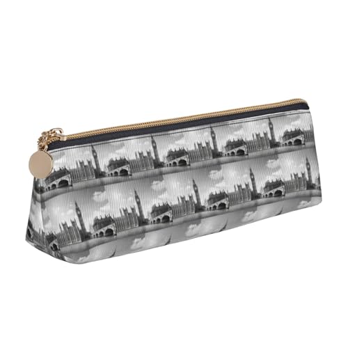 ENGhjes London Federmäppchen aus Leder, niedliches Federmäppchen mit Reißverschluss, für Jungen und Mädchen, Geschenk zum Schulanfang, weiß, Einheitsgröße, Kosmetiktasche ENGhjes London Federmäppchen aus Leder, niedliches Federmäppchen mit Reißverschluss, für Jungen und Mädchen, Geschenk zum Schulanfang, weiß, Einheitsgröße, Kosmetiktasche von ENGhjes