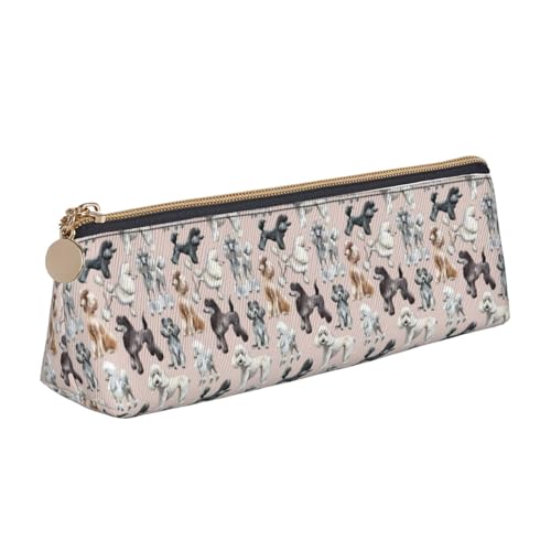 ENGhjes Oodles of Poodles bedrucktes Leder-Federmäppchen, niedliches Federmäppchen mit Reißverschluss, Schreibwaren-Tasche für Jungen und Mädchen, Geschenk zum Schulanfang, weiß, Einheitsgröße ENGhjes Oodles of Poodles bedrucktes Leder-Federmäppchen, niedliches Federmäppchen mit Reißverschluss, Schreibwaren-Tasche für Jungen und Mädchen, Geschenk zum Schulanfang, weiß, Einheitsgröße von ENGhjes