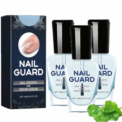 OnyxoGuard Nail Growth and Repair Serum,Serum Nail Strengthener,Nail Strengthening and Growth,for Thin Nail, Brittle & Damaged Strengthener Base Coat Nail Polish Repair Nail Growth Treatment (3Pcs) von ENILSA