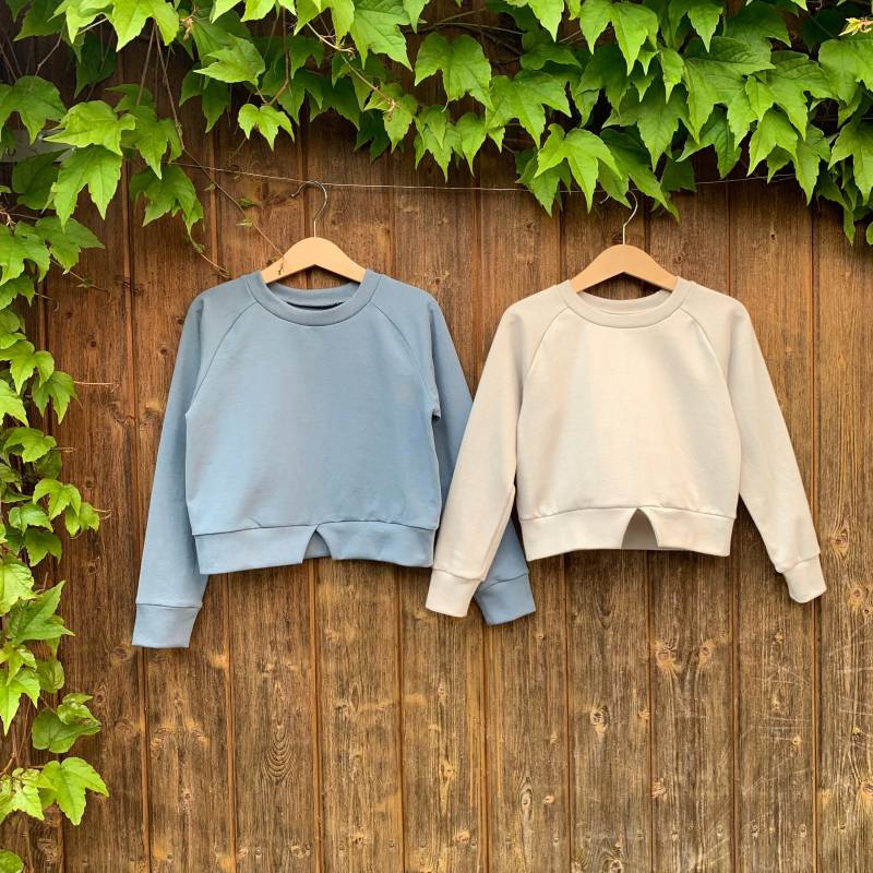 Bio Kurzpulli Mit Biobaumwolle, Langarm, in Verschiedenen Farben, Passt Optimal Zu Den Drehkleidern von ENJOhandmade