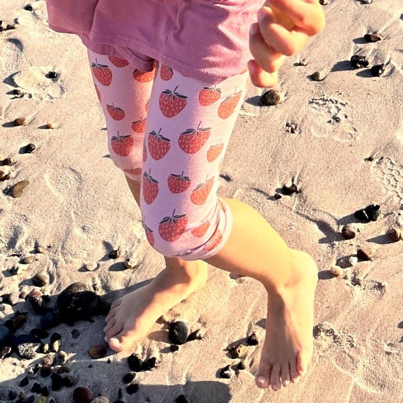 Bio Leggings Aus Biojersey, Rosen, Erdbeeren, Blumen, Einhörner, Katzen, Melonen, Knielang Bio Leggings Aus Biojersey, Rosen, Erdbeeren, Blumen, Einhörner, Katzen, Melonen, Knielang von ENJOhandmade