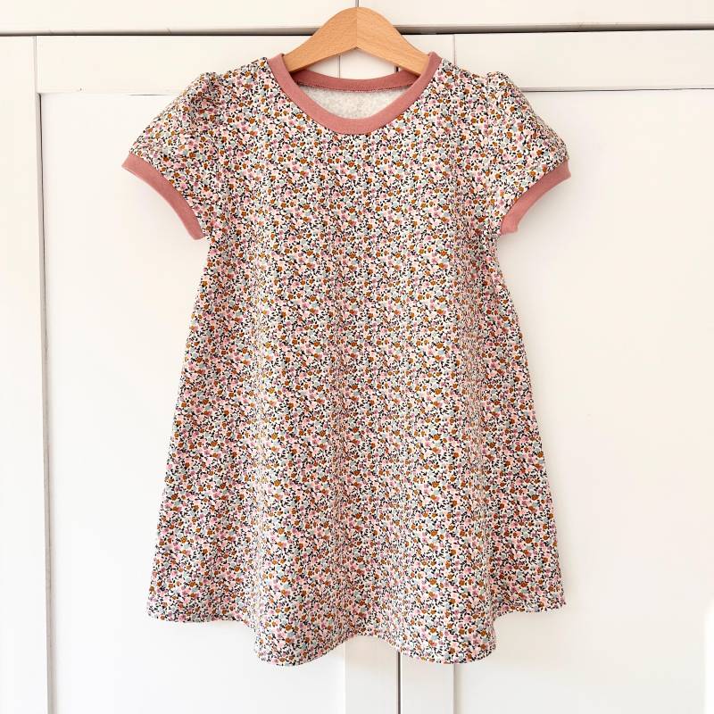 Bio Tunika Aus Biojersey Mit Puffärmeln, Blumen Oder Andere Motive Nach Wahl, Kurzarm von ENJOhandmade