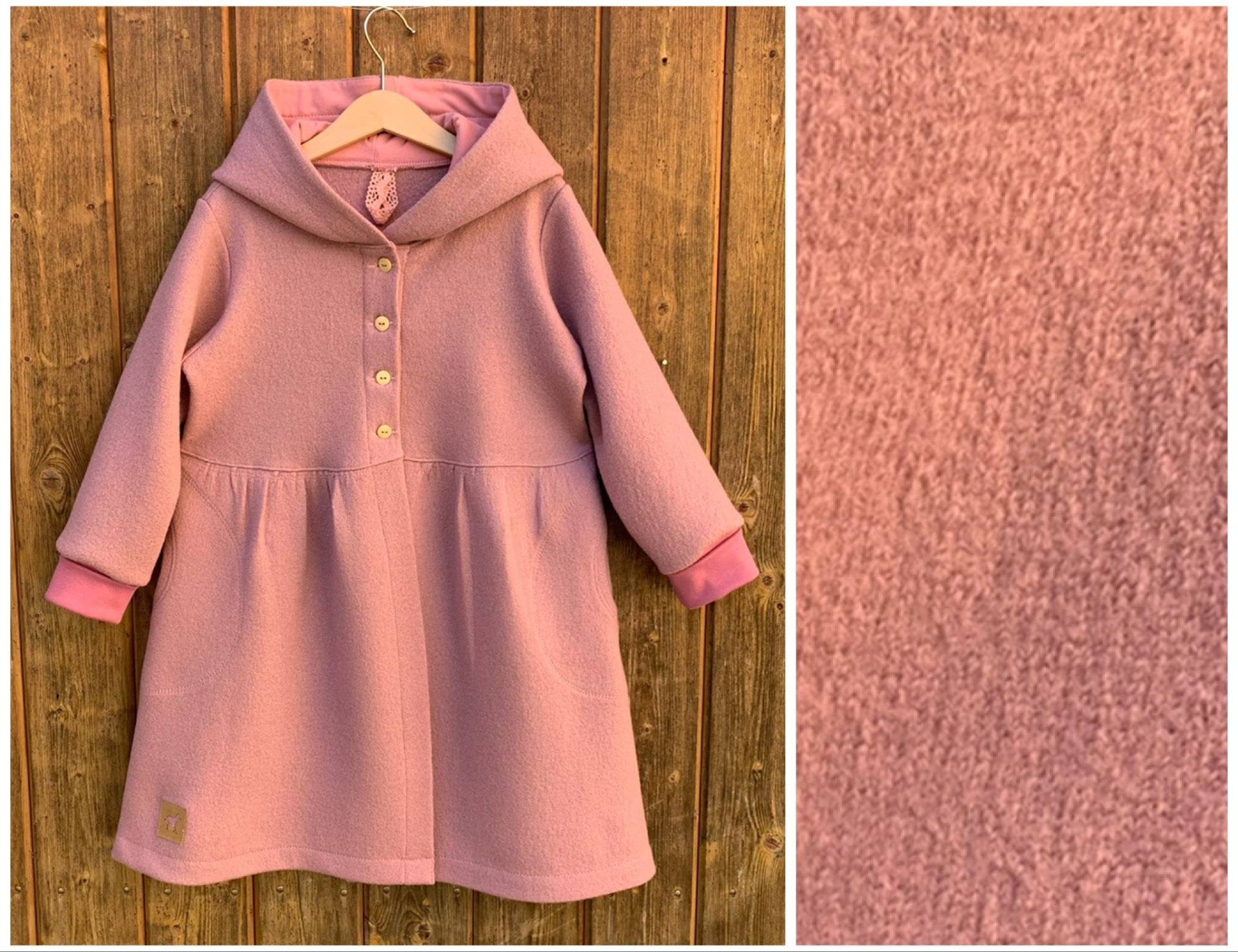 Walkmantel Aus Feinem Merinowalk Mit Knöpfen, Taschen von ENJOhandmade