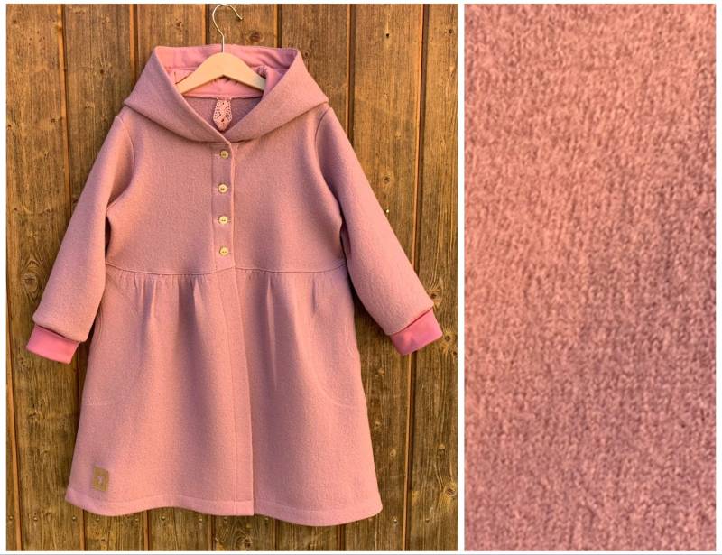 Walkmantel Aus Feinem Merinowalk Mit Knöpfen, Taschen von ENJOhandmade