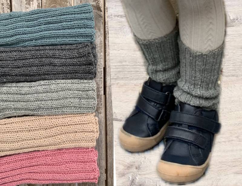 Warme Und Weiche Stulpen Aus 100% Wolle | Merinowolle, Handgestrickt von ENJOhandmade