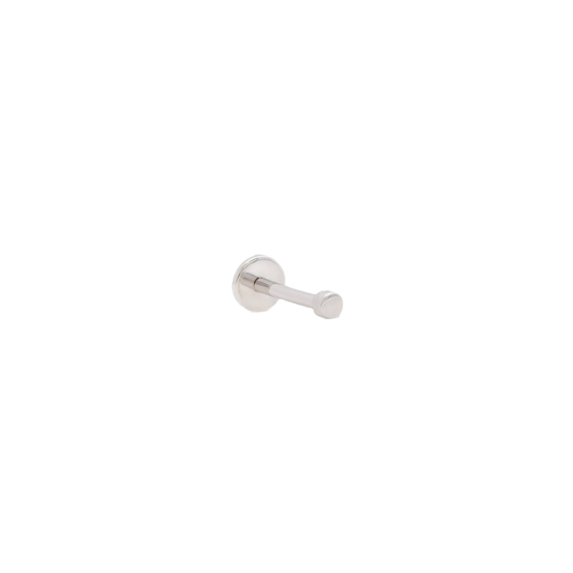 FULL MOON LABRET - WHITE GOLD - Silver - ENNUI - Earrings FULL MOON LABRET - WHITE GOLD - Silver - ENNUI - Earrings von ENNUI
