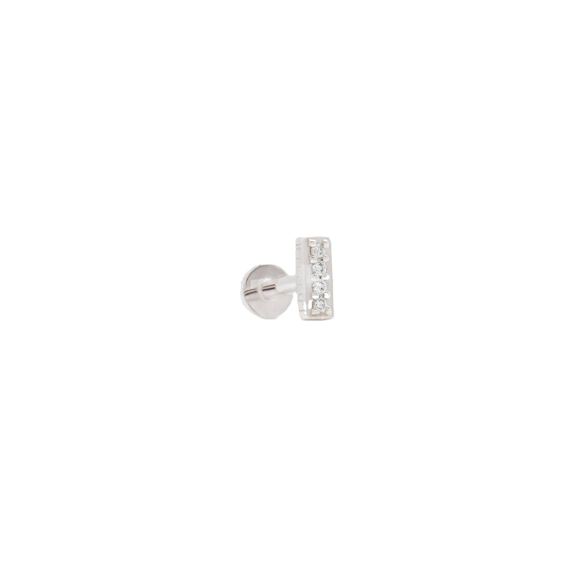 SENORITA LABRET - WHITE DIAMOND & WHITE GOLD von ENNUI