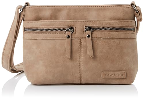 ENRICO BENETTI Unisex Nouméa Handbag, Middentaupe von ENRICO BENETTI