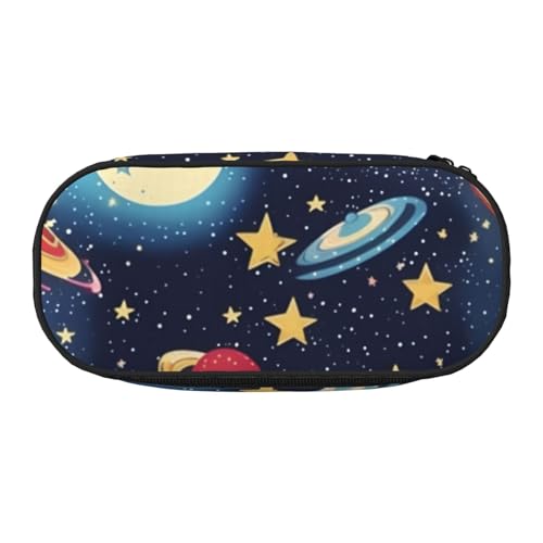 ENRPTY Starry Sky Universe Space Print mit Reißverschlussfächern, Schreibwaren, Bleistifttasche, tragbare Kosmetik-Aufbewahrungstasche ENRPTY Starry Sky Universe Space Print mit Reißverschlussfächern, Schreibwaren, Bleistifttasche, tragbare Kosmetik-Aufbewahrungstasche von ENRPTY
