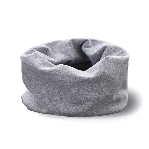 ENSTAB Baby Schal Baumwolle Loop Schal Kinder Baby Loop Hals Wärmer Schlauchschal Mädchen und Junge (B-Hellgrau) von ENSTAB