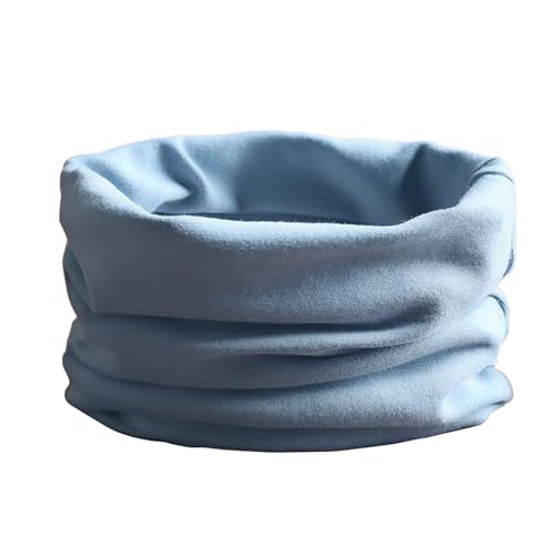 ENSTAB Baby Schal Baumwolle Loop Schal Kinder Baby Loop Hals Wärmer Schlauchschal Mädchen und Junge (B-Himmelblau) von ENSTAB