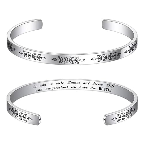 Geschenke für Mama Graviertes Armband Mama Einstellbar Geschenk Armband 1 Stück von ENSTAB