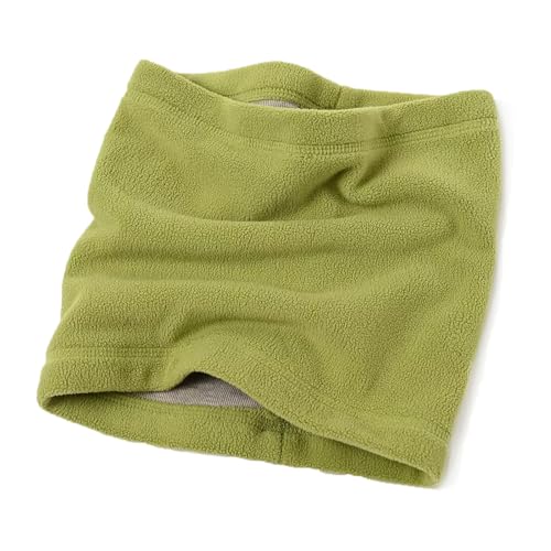ENSTAB Loop Schal Kinder Baumwolle Eindicken Schlauchschal Kinder Halstuch Winter Baby Schal Baby Loop Hals Wärmer Mädchen und Junge (Grün, M(1-6 Jahre)) von ENSTAB