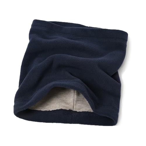 ENSTAB Loop Schal Kinder Baumwolle Eindicken Schlauchschal Kinder Halstuch Winter Baby Schal Baby Loop Hals Wärmer Mädchen und Junge (Dunkelblau, M(1-6 Jahre) von ENSTAB