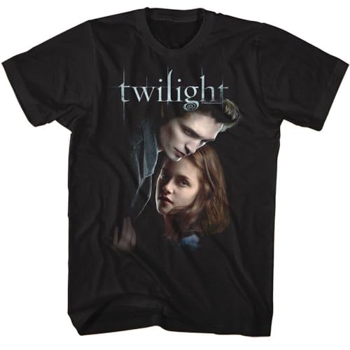 Men's Twilight Twilight Ed and Bella T-Shirt Large Black BlackX-LargeBlackXL von ENURLS