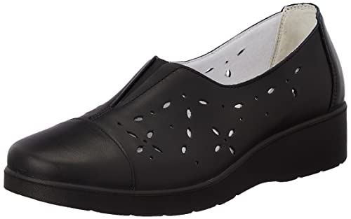 Enval Soft Damen D Lm 17528 Ballerinas, schwarz, 44.5 EU von Enval Soft