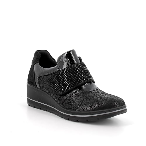 Enval Soft Damen D.Runa Enval Mokassin, Schwarz laminiert Schwarz, 40 EU von ENVAL SOFT