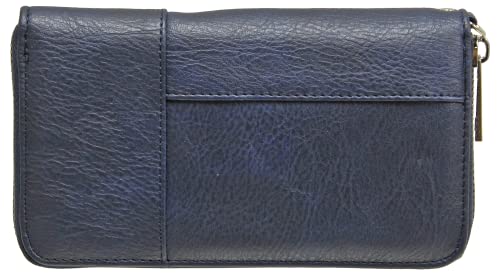 ENVY Damen Penny Reisezubehör-Bi-Fold-Brieftasche, Navy von Envy