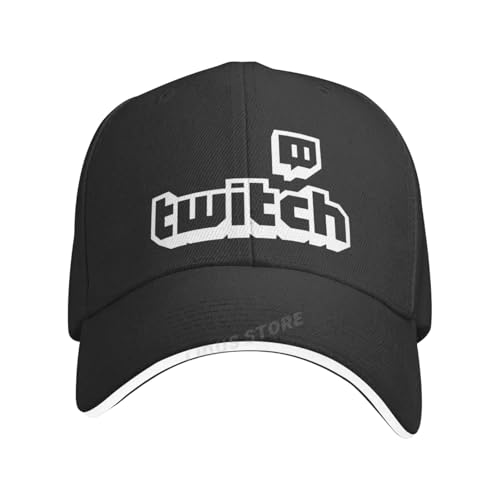 ENWIND Baseballmütze Mode Cool Twitch Kanal Baseballkappe Frauen Und Männer Twitch Hut Unisex Caps Party Hut Wandern Hut Hut von ENWIND