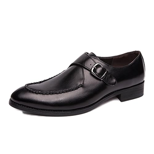 ENWIND Männer Einfache Schnalle Mönch Schuhe Offizielle Microfaser Leder Mokassins Flache Hochzeit Oxfords,Schwarz,38 EU ENWIND Männer Einfache Schnalle Mönch Schuhe Offizielle Microfaser Leder Mokassins Flache Hochzeit Oxfords,Schwarz,38 EU von ENWIND