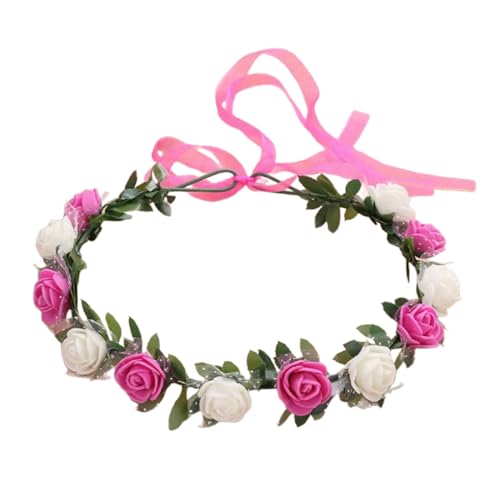 Braut Für Hochzeit Blumengirlanden Haarkranz Blumen Stirnbänder Frauen Braut Blumen Stirnbänder Blumen Stirnbänder Für Mädchen von EOIKTIY