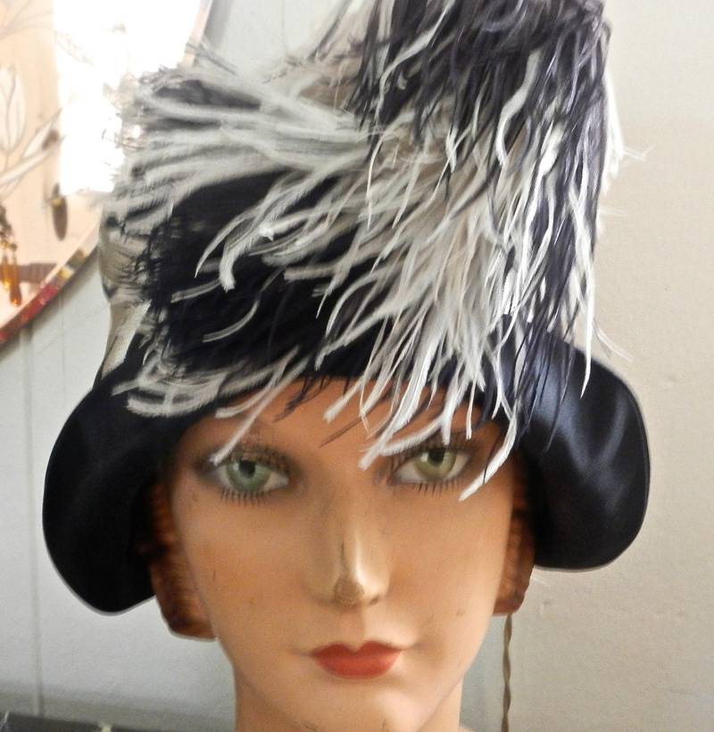 20Er Jahre Hut Cloche Aus Seide Von Eojnola von EOJNOLa