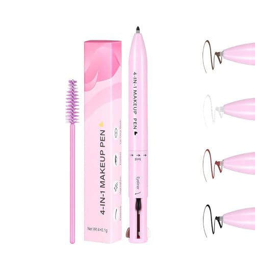4 in 1 Makeup Pencil, Highlighter Lip Liner Eyeliner 4in1makeuppen Makeup Pencil von EONFAVE