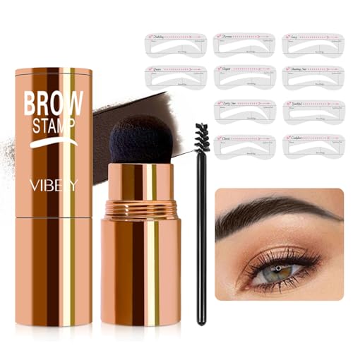 Augenbrauen Schablone Kit - Wasserdicht Wiederverwendbares Augenbrauenstempel Augenbrauenpuder Make Up Set - Ein Schritt Augenbrauenfarbe Stempel Kit Mit 1 Bürste & 10 Schablonen, Haaransatzauffüller Augenbrauen Schablone Kit - Wasserdicht Wiederverwendbares Augenbrauenstempel Augenbrauenpuder Make Up Set - Ein Schritt Augenbrauenfarbe Stempel Kit Mit 1 Bürste & 10 Schablonen, Haaransatzauffüller von EONFAVE