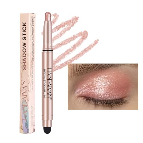 EONFAVE Lidschatten Stift, Langanhaltend, Wasserfest Eyeshadow Stick, Perlglanzeffekt, 03 Rose von EONFAVE