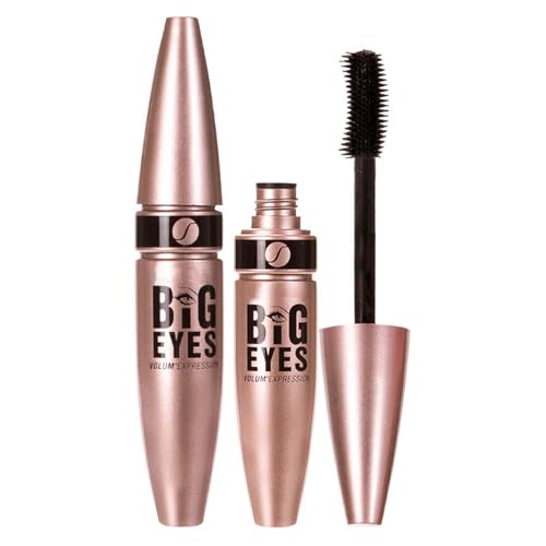 Wimperntusche Wasserfest, Mascara Nicht Verklumpend & Langlebig, Mascara Schwarz Verlängerung & Volumen, Wimperntusche Lange Wimpern Smudge-proof & False Lash Effect, Extra Long & Thick Mascara von EONFAVE