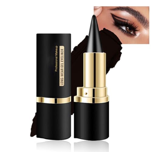 Eyeliner Wasserfest - Matte Eyeliner Stift Gel Schwarz Schnell Trocknender & Wischfester - Pigmentiert Kajalstift für den idealen Lidstrich Ein Alltägliches Lang Anhaltendes Augen Make up von EONFAVE