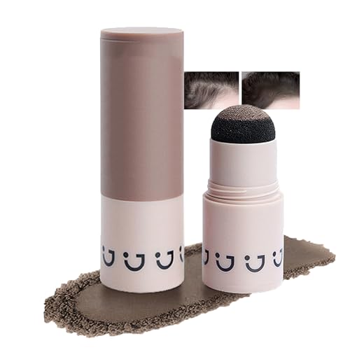 Haaransatzpuder, Haar Concealer zur Haarverdichtung Frauen Männer, Wasserfest Ansatzpuder mit Perfektes Finish, Haaransatz Puder zum Abdecken von Grauem & Dünnem Haar, Hairline Powder mit Schwammkopf von EONFAVE