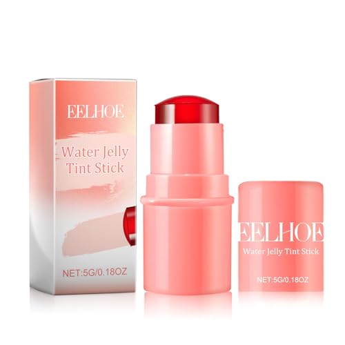 Jelly Blush,Makeup Jelly Tint Blush,Water Jelly Tint Blush Stick & Lip Stick,Cooling Water Jelly Tint,Sheer Lip & Cheek Stain,Cheek Blush Stain Jelly Texture Moisturising,Waterproof &Smudge-proof von EONFAVE