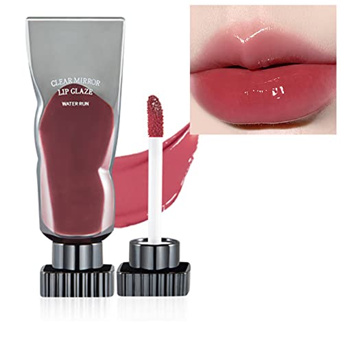 Lipgloss, Langlebige Feuchtigkeitsspende Lip Gloss Spiegelfinish Flüssigkeit Lippenstift, Glatter Und Feuchtiger Antihaftbecher Lippgloss Für Mädchen Make Up (03 Bean Paste, 5 ml) von EONFAVE