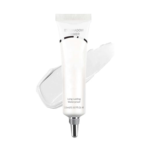 Lidschatten Primer Weiß - Eyeshadow Primer/Base Geschmeidiger - Leichter Make up Primer mit Langanhaltend Formel - Lidschatten-Grundierung für Intensiviert Flüssig- & Puderlidschatten - Augen make-up von EONFAVE