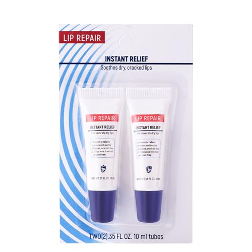 Moisturizing Lip Balm,2pcs Lip Repair Cream for Dry Cracked Lips -Langanhaltende feuchtigkeitsspendende Lippenpflege Intensive Lip Repair for Cracked-Natürlicher Lippenschutz-Geschenke für Frauen Mädc von EONFAVE