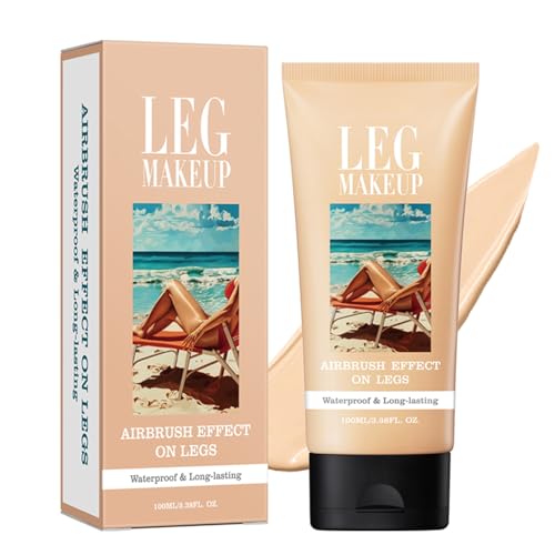 Wasserfest Bein-Make-up ohne Übertragung, Body Coverage Perfector, Tattoo Abdecken für Krampfadern/Narben, Skin Perfecting Body Foundation, Körper Make Up Makellos Aussehende, Gleicht den Haut aus von EONFAVE